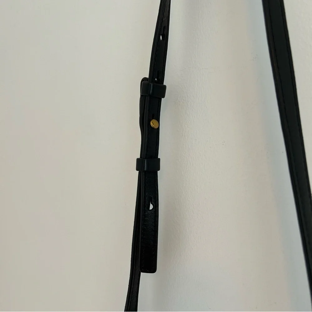 FOSSIL Leather Devon Crossbody Bag Black - Picture 6 of 10